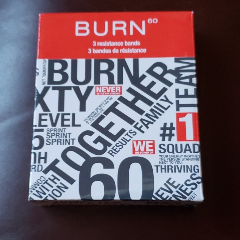 Burn 60 resistance bands